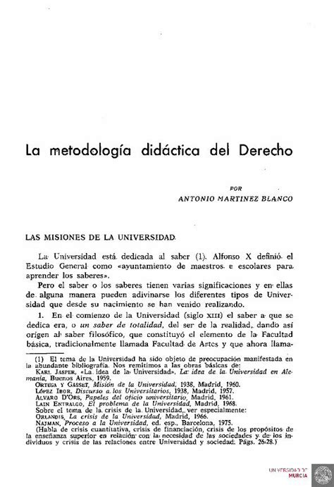 PDF La metodología didáctica del Derecho 2020 2 5 La