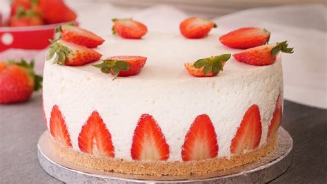 Tarta De Fresas Con Nata Y Leche Condensada Receta Irresistible Para