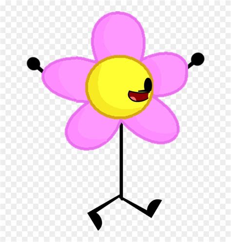 Flower-2 - Bfdi Flower Evil - Free Transparent PNG Clipart Images Download