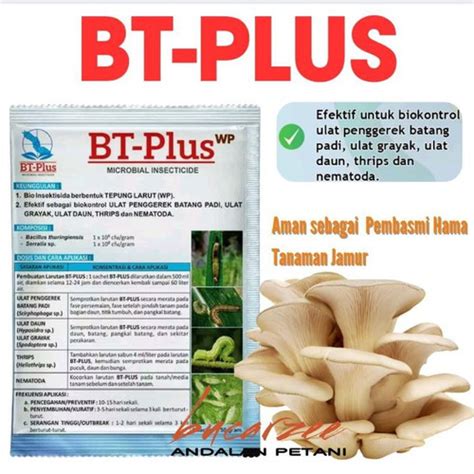 Jual BT Plus Bio Insektisida Insektisida Organik 50 Gram