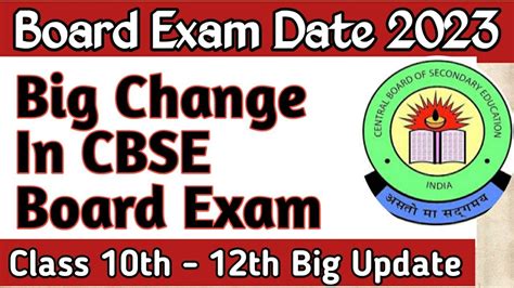 CBSE Big Update Class 10 12 Latest News Date Sheet For Board