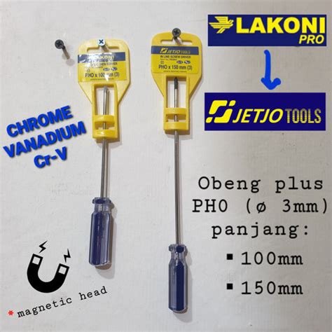 Jual Obeng Kristal Inline Screwdriver Plus PH0 3mm 100mm 150mm LAKONI