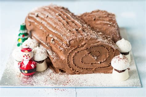 French Chocolate Buche De Noel Yule Log Recipe