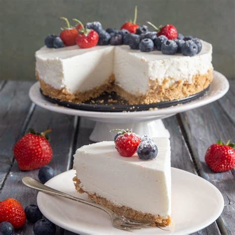 No Bake Berry Greek Yogurt Pie Recipe An Italian In My Kitchen