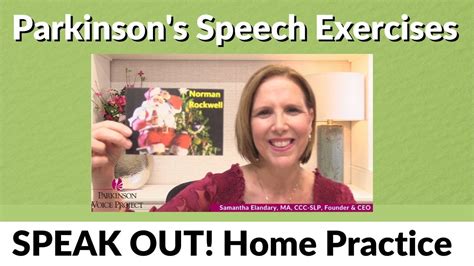 12 11 2023 Parkinson S Speech Exercises Norman Rockwell Youtube