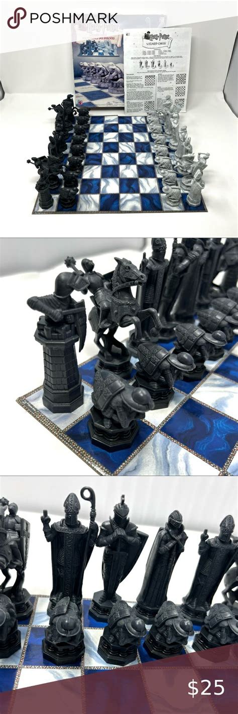 Harry Potter WIZARD CHESS SET Mattel 2002 COMPLETE With Instructions