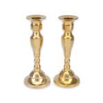 Set Of Brass Candlestick Taper Candle Holders Blessedmart