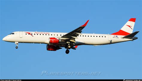 Oe Lwj Austrian Airlines Embraer Erj Lr Erj Lr Photo By