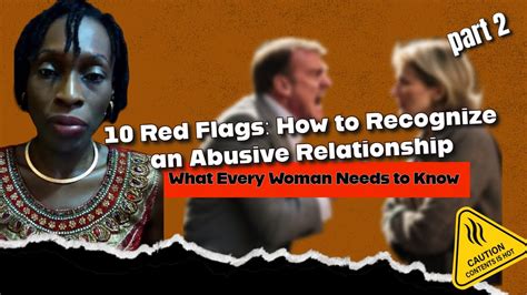 💔 10 Red Flags How To Recognize An Abusive Relationship 💔 Ladies