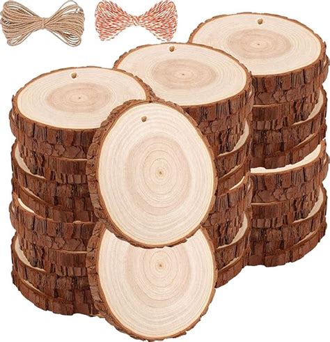 Amazon Wood Slices Ticiosh Craft Unfinished Wood Kit Predrilled