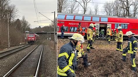 Baum stürzt auf Gleise 67 Fahrgäste müssen im Zug warten Bahnblogstelle