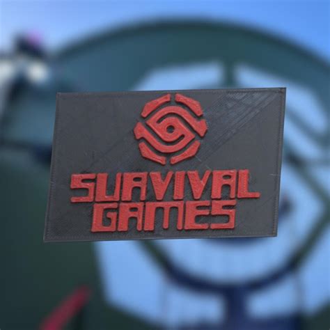 survival games logo thorpe park etsy