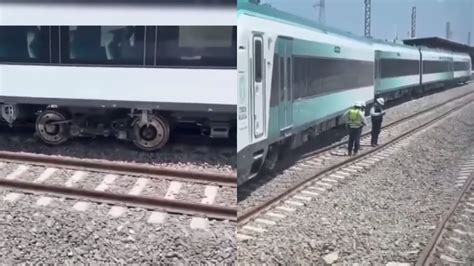 Accidente del Tren Maya Hoy Descarrila Vagón en Tixkokob Yucatán N