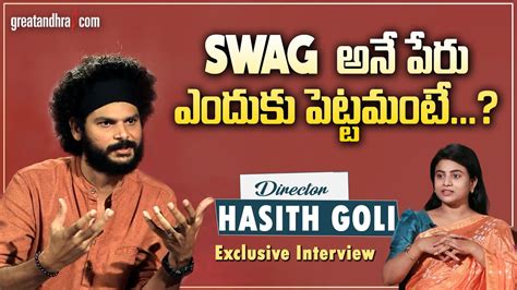 Exclusive Interview With Director Hasith Goli Swag Sree Vishnu