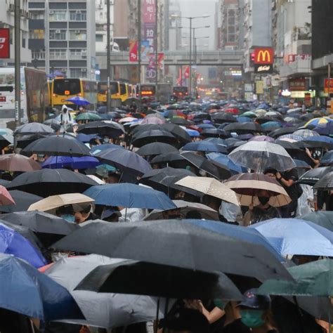 Hongkongers struggle to get around city as protesters block roads, build barricades and leave ...