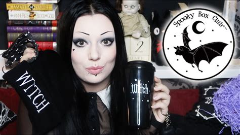 Spooky Box Club Urban Gothic Box Unboxing Toxic Tears Youtube