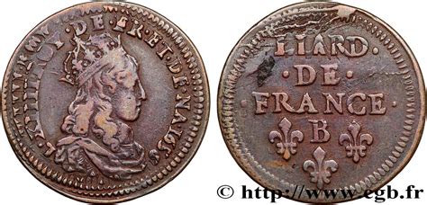 LOUIS XIV LE GRAND OU LE ROI SOLEIL Liard De Cuivre 2e Type 1656 Pont