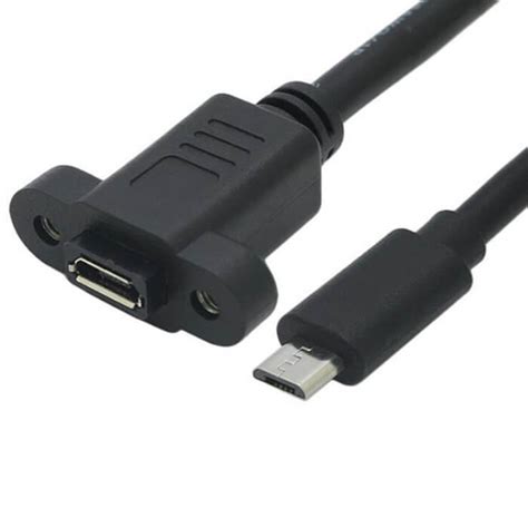 Usb 20 Micro Usb Connector Male To Female Farsince