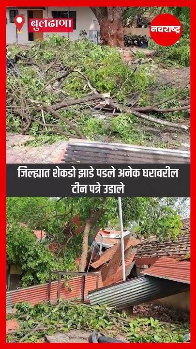 बुलढाणा जिल्ह्यात वादळी वाऱ्यासह मुसळधार अवकाळी पावसाने केला हाहाकार नवराष्ट्र Youtube