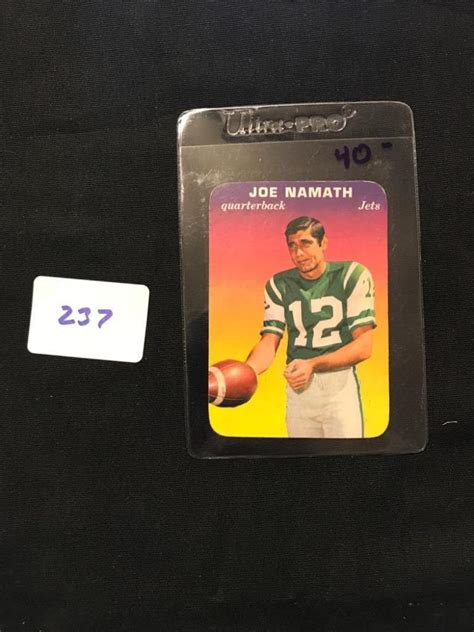 Topps Glossy Joe Namath