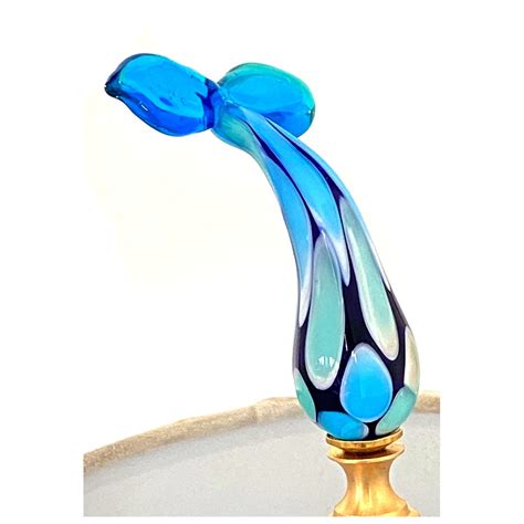 Finials For Lamps Venetian Glass Nautical Lamp Finials Cobalt Blue