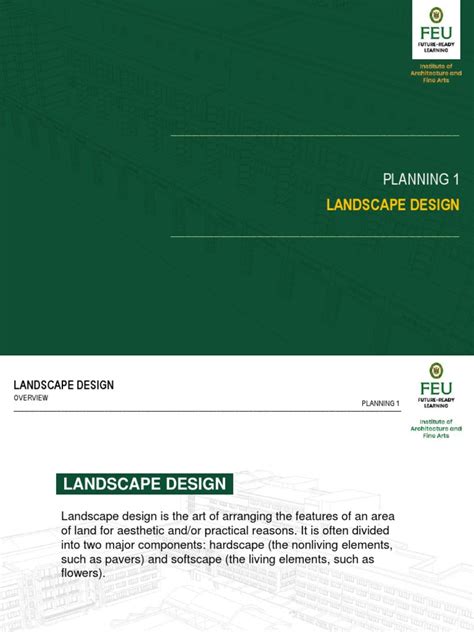 Landscape Design Presentation | PDF