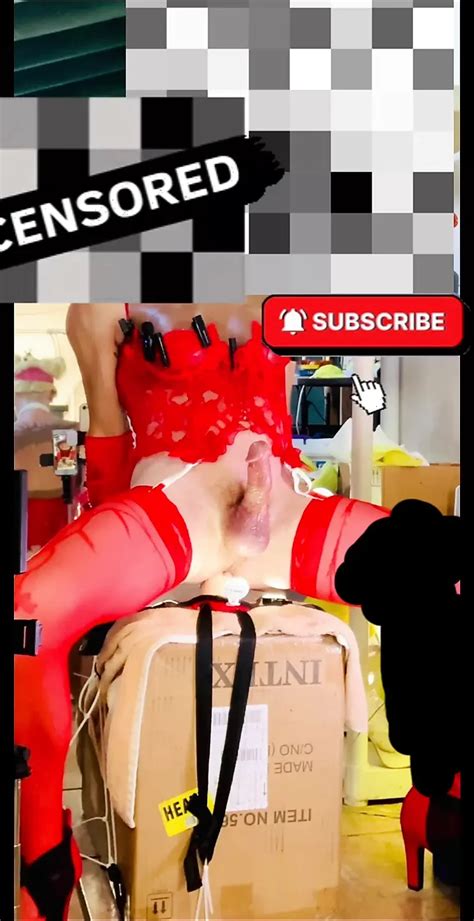 Red Lingerie Shemale Riding Big Cock Ladyboy Porn By FapHouse XHamster