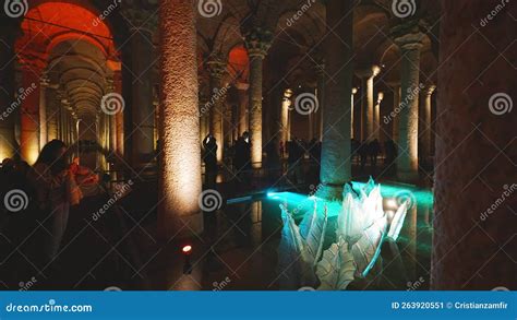 Istanbul Turkey November Interior Basilica Cistern Or