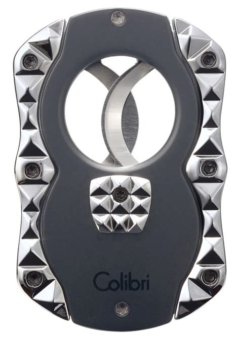 Cigar Cutter Colibri Quasar Black Chrome Haddocks Lightershop