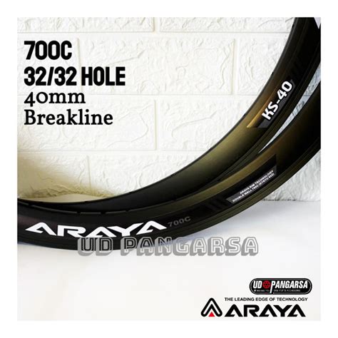 Araya Rims C Hole Alloy Double Wall Velg Roadbike Ks Lazada