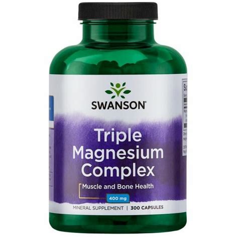 Swanson Health Triple Magnesium Complex Mg Stk