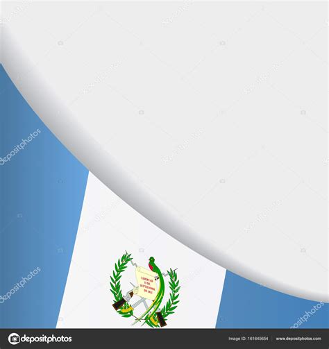 Guatemalan Flag Background Vector Illustration Stock Vector By