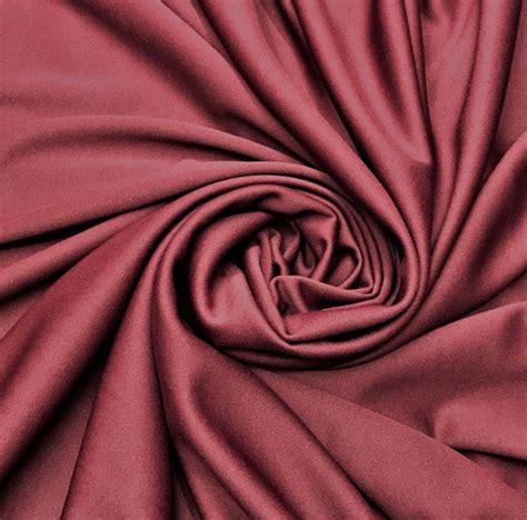 Polyester Scuba Double Knit Fabric BY THE YARD BURGUNDY EBay