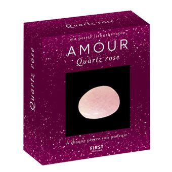 Coffret Ma petite lithothérapie Amour NE Avec 1 pierre de soin polie