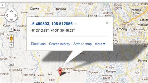 Cari Koordinat Google Map Ipai