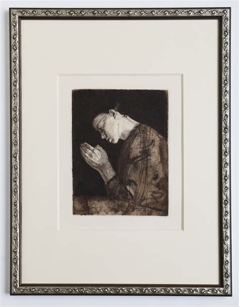 Käthe Kollwitz Originale Radierung Betendes Mädchen 1892 By Kollwitz