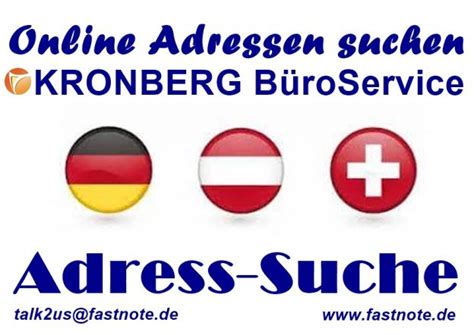 Online Adressen Suchen Adress Suche Fastnote Schreibservice