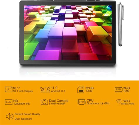 Buy Cwowdefu Tablet Inch With Case Android Tabletas Gb Ram Gb