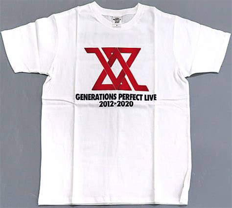 駿河屋 Generations ツアーtシャツgenerations Perfect Live 2012 2020 ホワイト Sサイズ