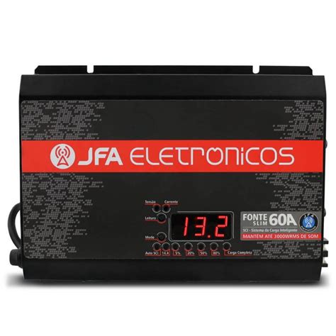 Fonte Carregador De Bateria Jfa A Slim Modelo Novo Jfa