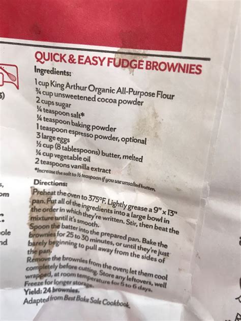 Quick Easy Fudge Brownies King Arthur Fudge Easy Fudge Brownies