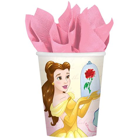 Disney Beauty and the Beast 9 oz Cups, Pack of 8 - Walmart.com