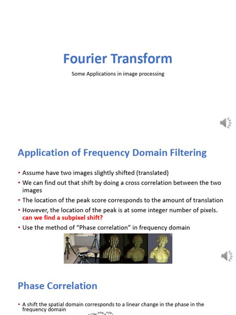 Fourier Transform - Applications - Part4 | PDF