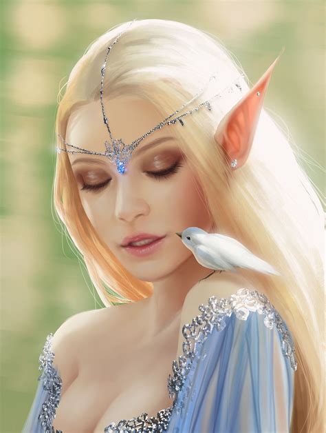 Artstation Elf Princess Helena Cnockaert Elves Fantasy Fantasy