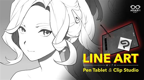 เทคนิคตัดเส้นด้วย Pen Tablet Line Art Tutorial With Clip Studio