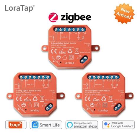 Interrupteur Tuya Smart Life Zigbee Boutons Module Relais Clairage