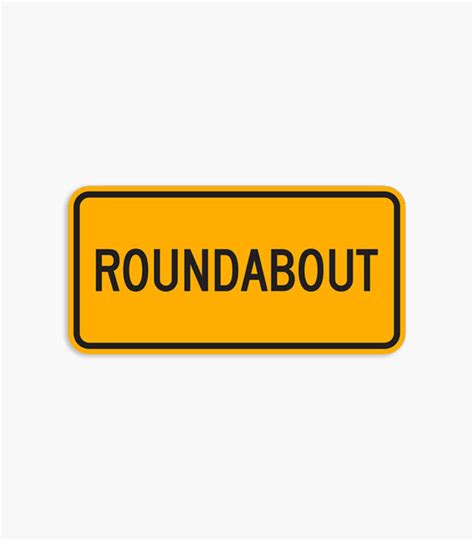 Roundabout Signs - Alumetal