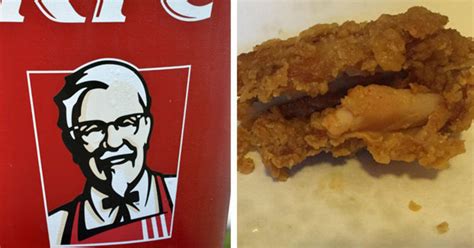 You Wont Believe What This Horrified Diner Found In His Kfc Meal