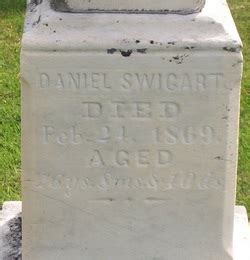 Daniel Swigart 1792 1869 Mémorial Find a Grave