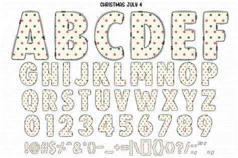 Christmas Doodle Alphabet font | Karimoos Market